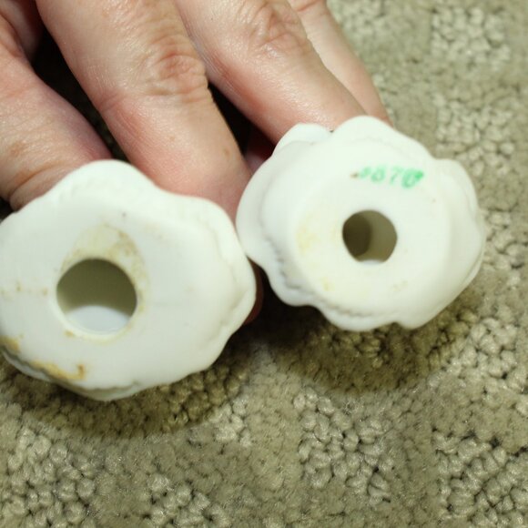 Lot Of 2 EUC Vtg Napcoware Miniature 2" Girl Figurines Flower Drum Bone China - Picture 7 of 9